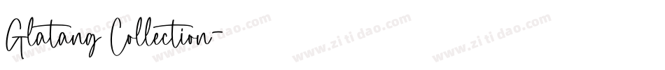 Glatang Collection字体转换